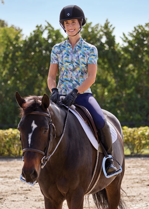 IconEQ™ Ladies’ Fleur Short Sleeve Shirt