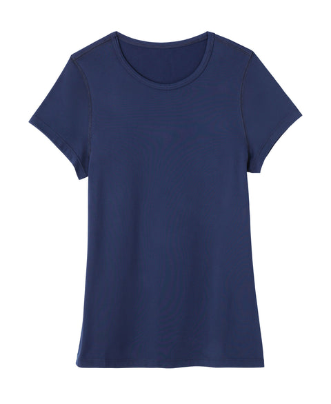 THE TAILORED SPORTSMAN™ IceFil® Short Sleeve Tee - Navy / Xxs - Casual Shirts