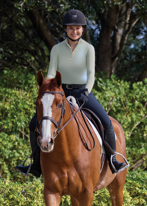 THE TAILORED SPORTSMAN™ Ladies’ IceFil® Quarter-Zip Long Sleeve Sun Shirt