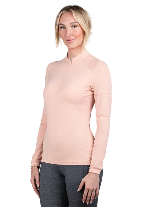 Kastel Denmark Ladies’ Larisa Long Sleeve Shirt - Coral / Xs - Casual Shirts