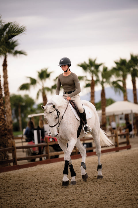 TKEQ Ladies’ Kennedy Seamless Long Sleeve Top