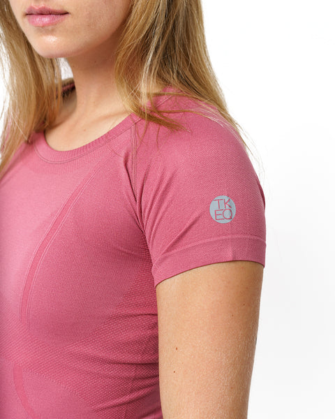 TKEQ Ladies’ Kennedy Seamless Short Sleeve Top