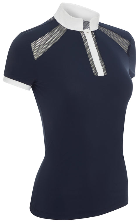 LeMieux® Camille Short Sleeve Show Shirt - Navy / Us 2/Uk 6 - Show Shirts