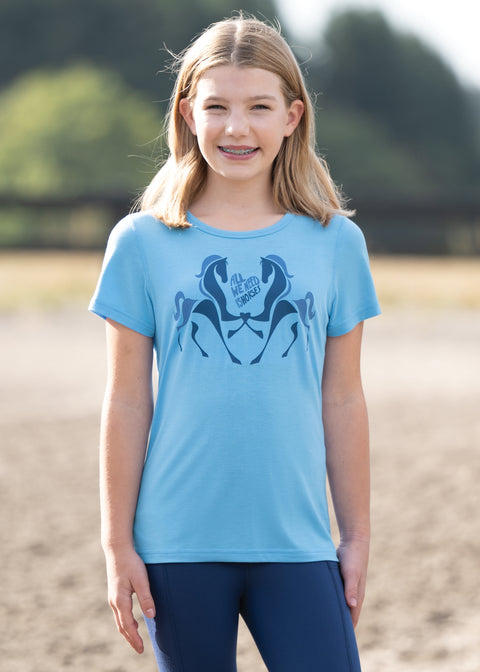Kerrits® Kids’ All We Need Is Horses Tee