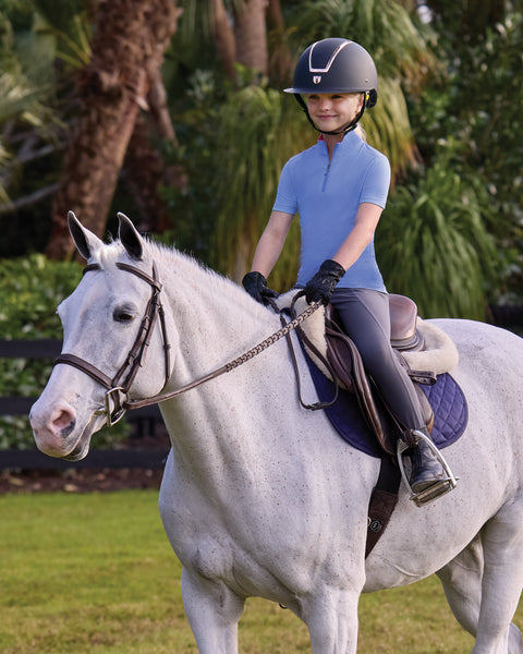 CoolBlast® 100 Kids’ Olivia Short Sleeve Shirt - Childs Casual Shirts