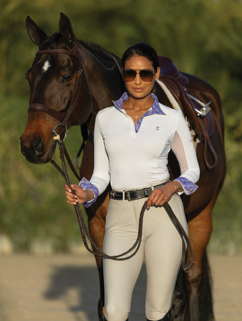 Tredstep™ Ladies’ Paris Long Sleeve Competition Shirt