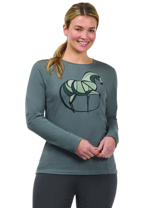 Kerrits® Mosaic Long-Sleeve Tee