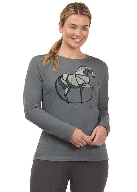 Kerrits® Mosaic Long-Sleeve Tee