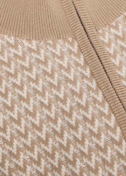 Kerrits® Quarter-Zip Herringbone Sweater
