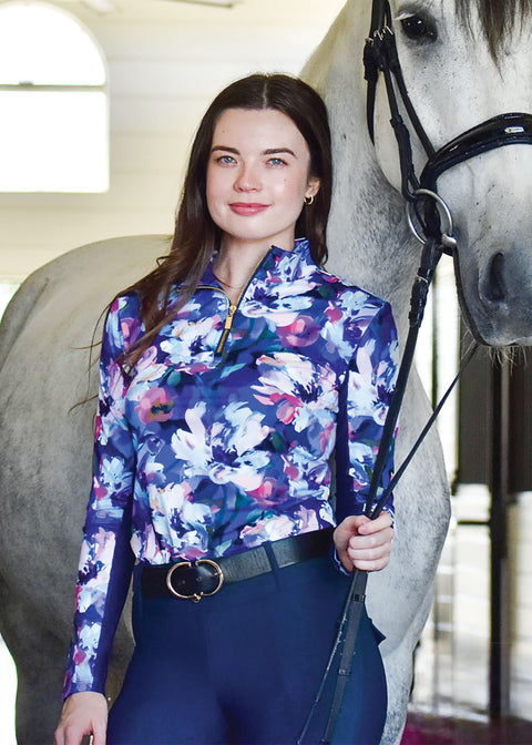 Dancing Equestrian Ladies’ Long-Sleeve Sunshirt - Casual Shirts