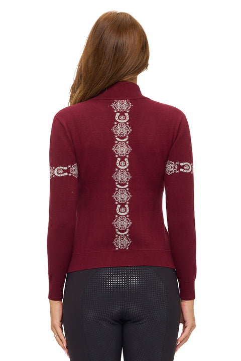Dancing Equestrian Ladies’ ’Snowflake’ Sweater - Sweaters & Sweatshirts