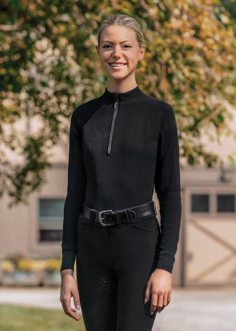 Kastel Denmark Ladies’ 1/2-Zip Knit Pullover - "Karina"