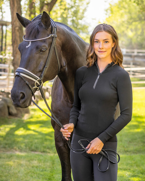 Kastel Denmark Ladies’ 1/2-Zip Knit Pullover - "Karina"