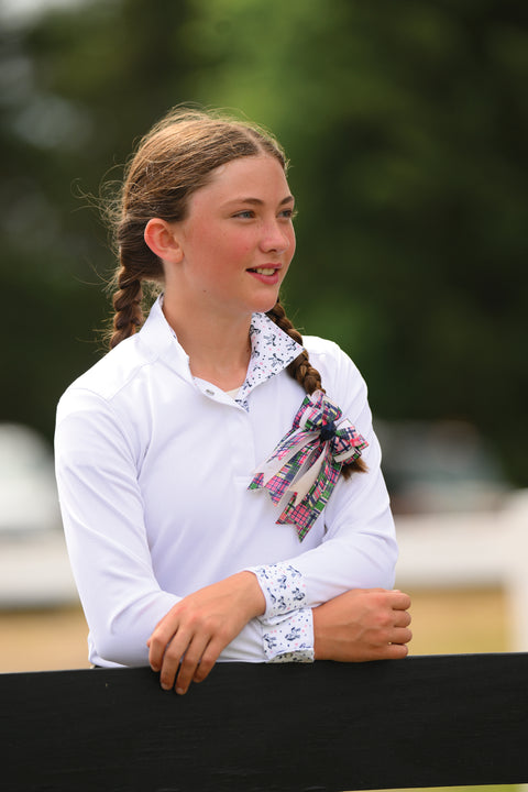 Essex Classics Girls’ Talent Yarn Long-Sleeve Show Shirt