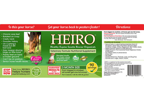 Heiro™ Healthy Equine Insulin Rescue Organical