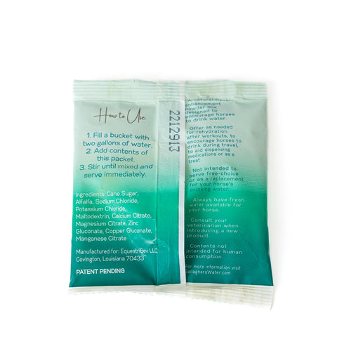 Gallagher’s Water™ All-Natural Equine Hydration Beverage, 12 Sachets