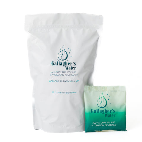 Gallagher’s Water™ All-Natural Equine Hydration Beverage, 12 Sachets