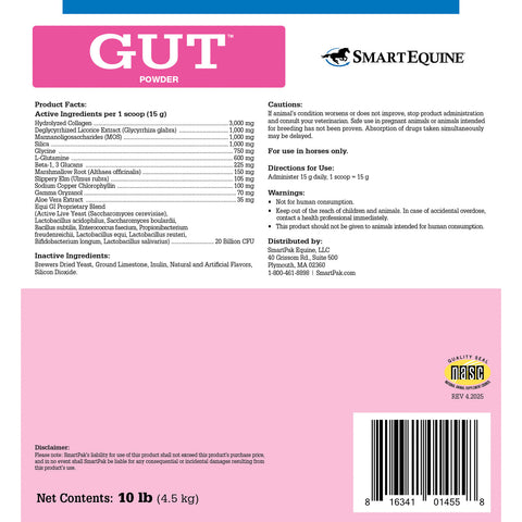 GUT™ Powder by SmartEquine™ - 10 lbs