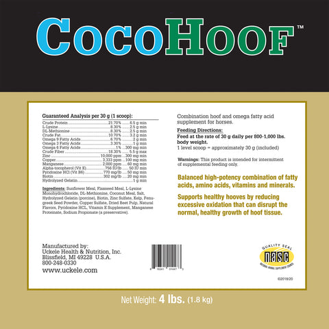 Uckele® by SmartPak® CocoHoof™ Pellets - 4 lbs