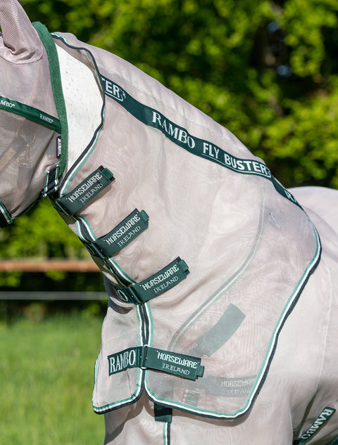 Horseware® Ireland Rambo® Fly Buster™ Fly Sheet with No-Fly Zone™