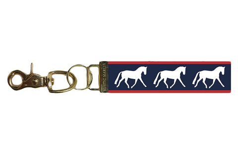 Rustic Marlin™ Key Chain - Patriotic Horse / One Size - Novelty & Gifts