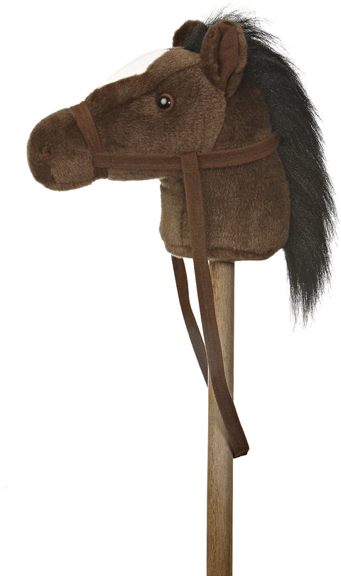 Aurora® Stick Horse - Dark Brown / One Size - Novelty & Gifts