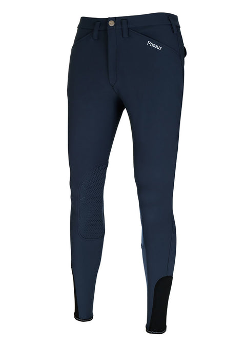 Pikeur® Men’s Rodrigo Grip Knee-Patch Breech - Night Blue / 28 - Mens Breeches