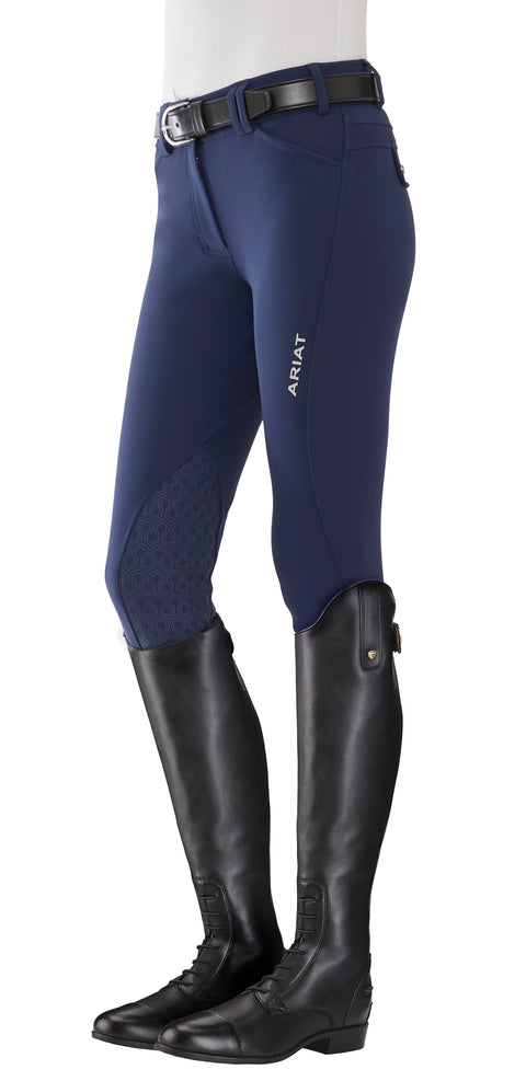 Ariat® Ladies' Tri Factor Grip Knee-Patch Breech