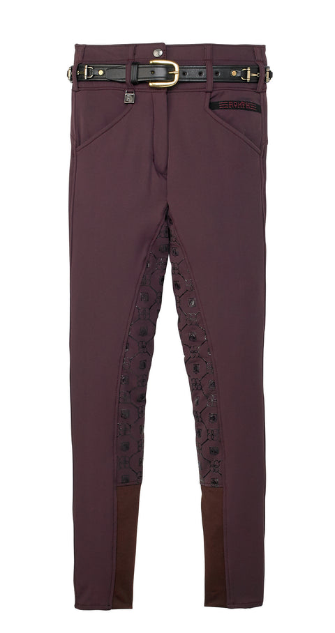 Romfh® Isabella Silicone Full-Grip Breech - Burgundy / 24 - Full Seat Breeches