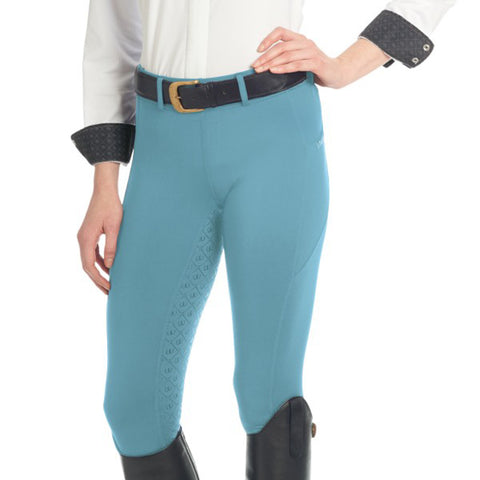 Ovation® Ladies’ AeroWick™ Full-Seat Tight - Cool Blue / 1X(34) - Tights