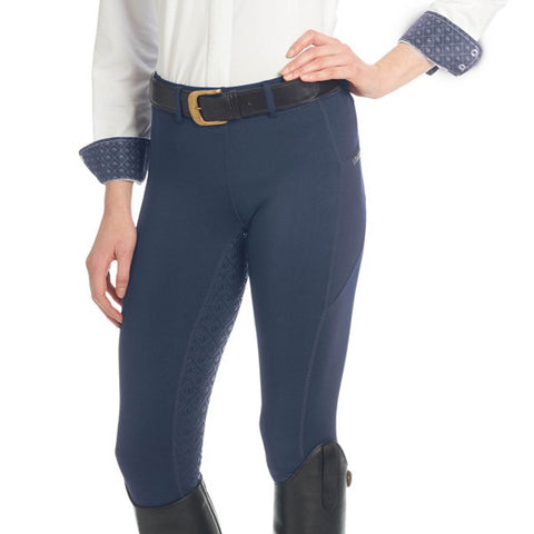 Ovation® Ladies’ AeroWick™ Full-Seat Tight - Vintage Indigo / 1X(34) - Tights