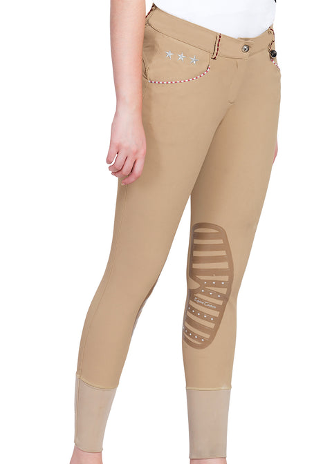 Equine Couture™ Ladies' Brittni Silicone Knee-Patch Breech