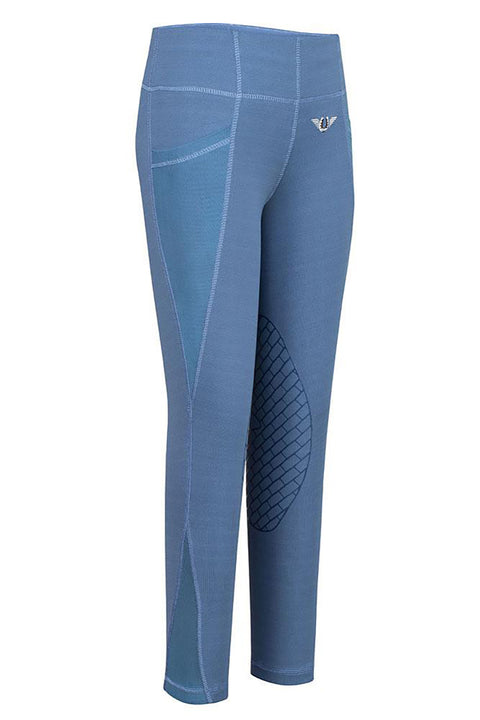 TuffRider® Children’s Minerva EquiCool Tights - Ensign Blue / Xs - Childs Tights