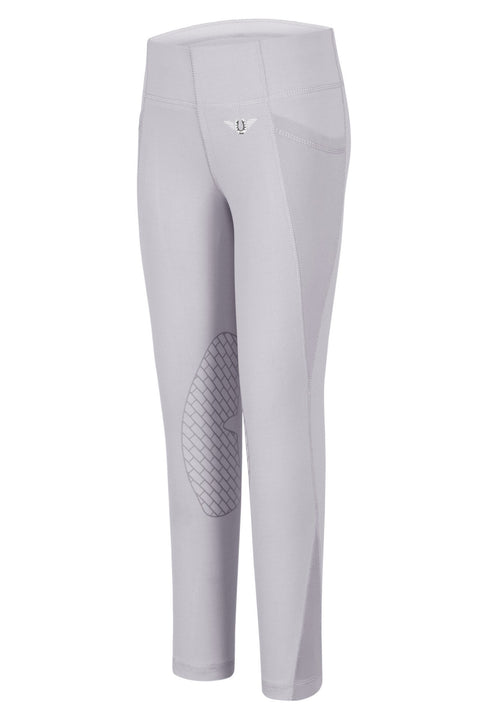 TuffRider® Children’s Minerva EquiCool Tights - Lilac Gray / Xs - Childs Tights