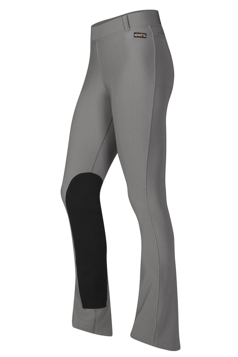 Kerrits Ladies’ Tall Microcord™ Bootcut Pocket Knee-Patch Breech