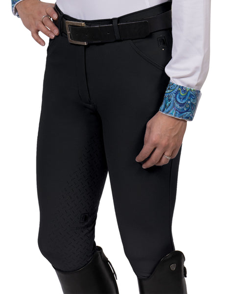 Romfh®Ladies’ Sarafina Bling Grip Breech - Black / 22 - Full Seat Breeches