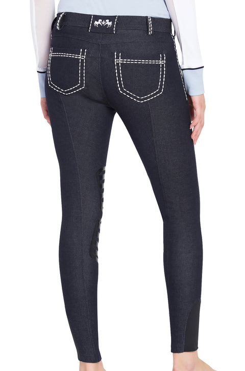 Equine Couture™ Ladies’ Alice Denim Embroidered Breech