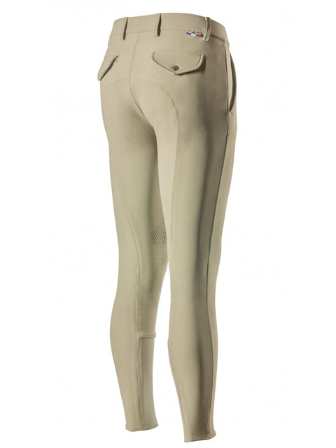 Horze Men’s Grand Prix Knee-Patch Breech with Silicone Grip