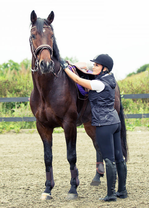 Horze Ladies’ Grand Prix Silicone Knee-Patch Breech