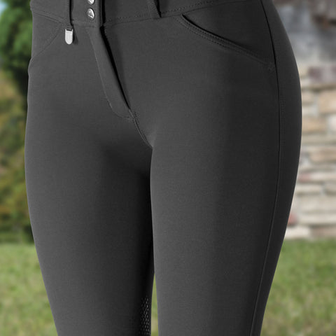 Horze Ladies’ Grand Prix Silicone Knee-Patch Breech