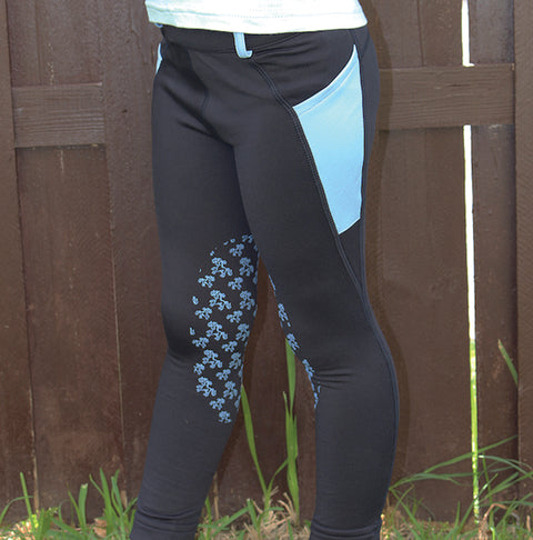 Belle & Bow Equestrian Girls’ Fleece Tight