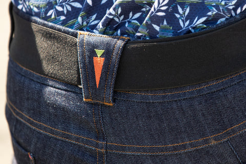 Kerrits Kids’ Stretch Denim Knee-Patch Breech