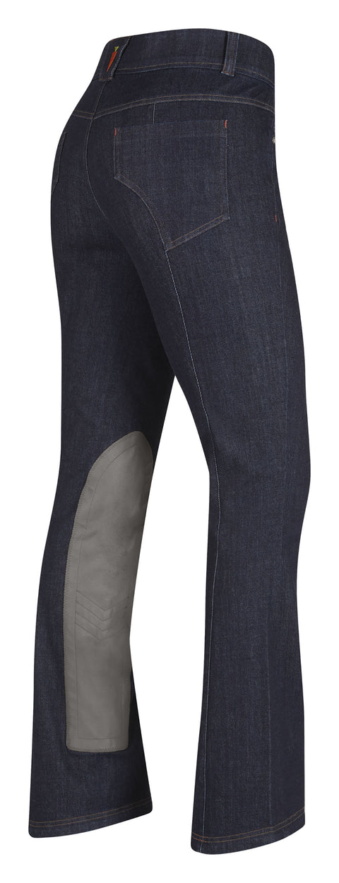 Kerrits® Ladies’ Stretch-Denim Extended Knee-Patch Bootcut Riding Jean