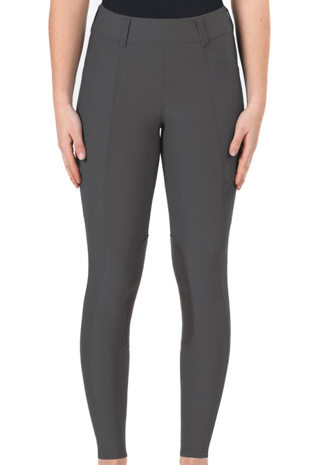 Irideon® Ladies’ Issential Cargo Knee-Patch Tight - Graphite / 1X - Tights