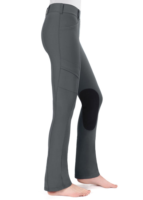 Irideon® Ladies’ Issential Cargo Bootcut Tight - Graphite / 1X - Tights