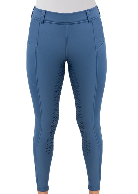 Irideon® Ladies’ Thermasoft™ Full-Seat Breech - Blue Print / 1X - Full Seat Breeches