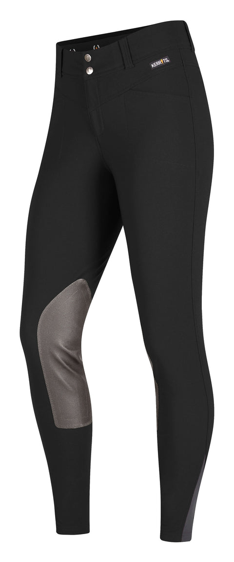 Kerrits® Ladies’ Petite Crossover II Knee-Patch Breech - Knee Patch Breeches