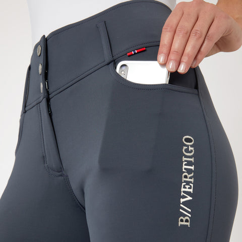 B Vertigo Ladies’ Meghan High-Waist Knee-Patch Breech