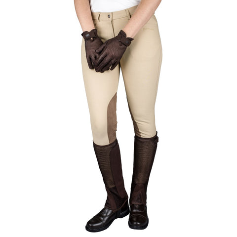 TuffRider® Ladies’ Double Up Air Mesh Half Chap & Glove Set