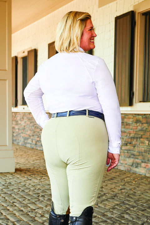 R.J. Classics Gracie Plus-Size Knee-Patch Breech